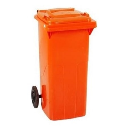 Sembol Plastik Çöp Konteynerı 240 lt Turuncu